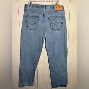 Men’s Levi Strauss 550 Blue Regular Wash Denim Jeans 36 × 30
